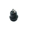 Waterproof KCD6 Round Power Switch with Light, Tripod Design, 2-Position, 23mm Outer Diameter, 20mm Hole Diameter