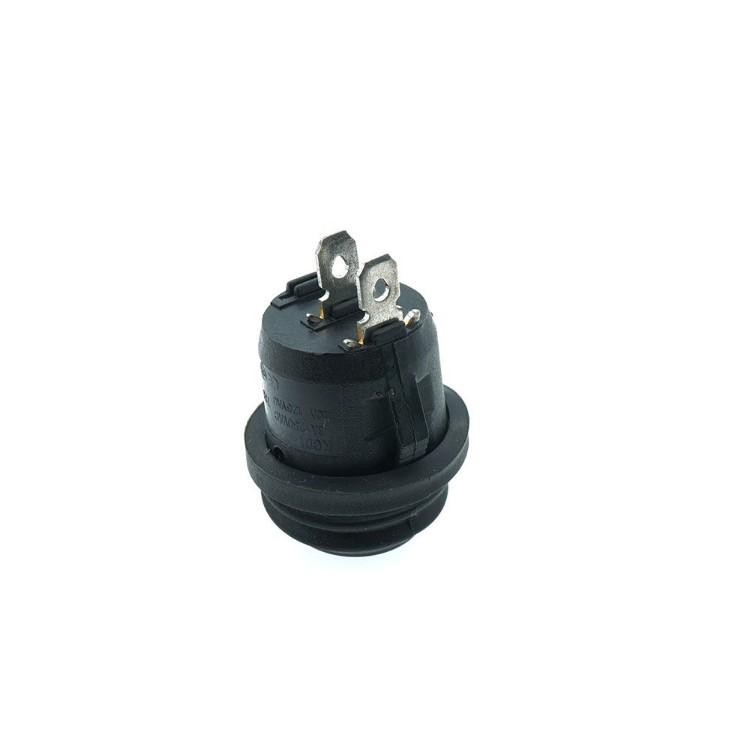 Waterproof KCD6 Round Power Switch with Light, Tripod Design, 2-Position, 23mm Outer Diameter, 20mm Hole Diameter