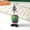 Resin Chinese Mahjong Mini Doll Miniature Mahjong Figure Toys Mahjong Mini Figurine  Desktop Decor