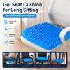 Gel Seat Cushion for Long Sitting Extra Thick Gel Cushion for Wheelchair Soft Chair Pads Cushions Tailbone Pain Relief Cushion