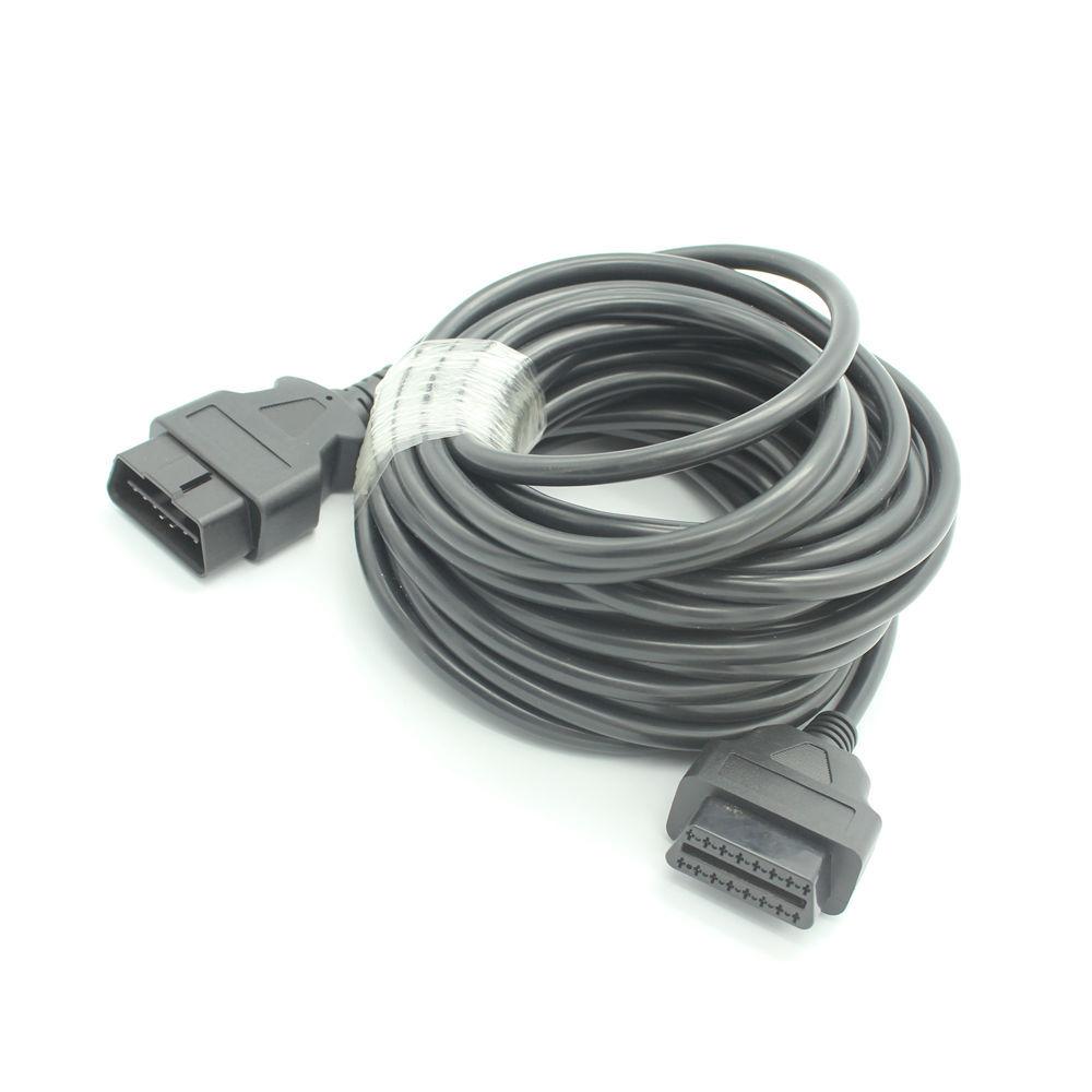 10metrový OBD2 16pinový prodlužovací kabel pro diagnostický nástroj pro zásuvku obd ii 16kolíkový kabel / kabel do auta pro kabel adaptéru
