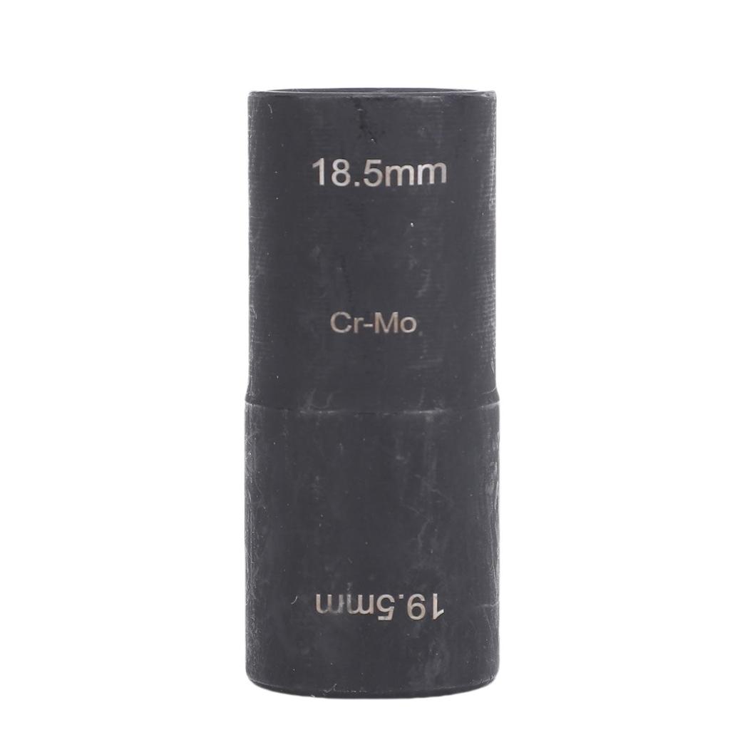 Lug Nut Flip Socket 1 2in Drive 18.5mm 19.5mm Impact Double Ended Lug Nut Removal Tool for Automotive Repair Maintenance
