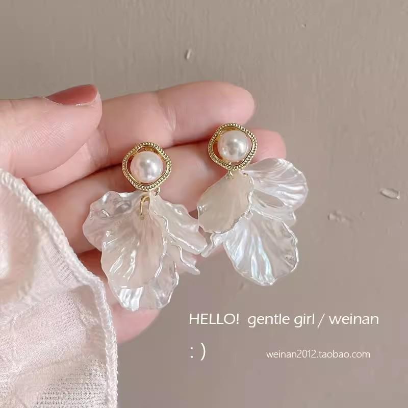 2024 Trendy Colorful Flower Stud Earrings for Women - Summer Fresh Design