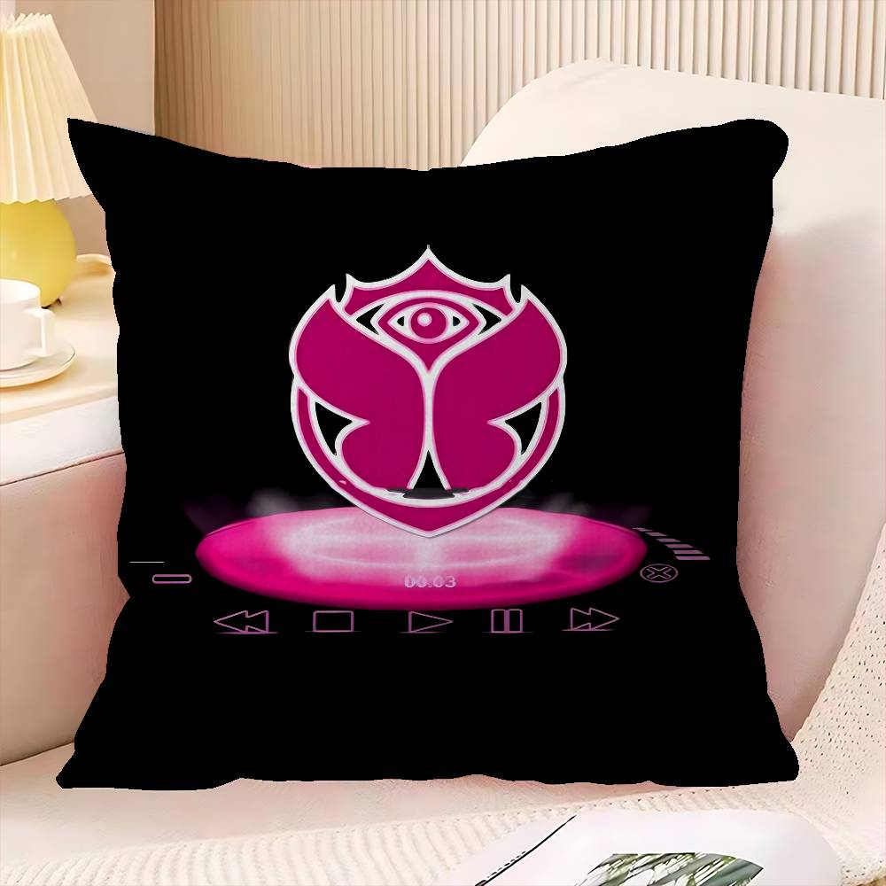 TOMORROWLAND Music Cushion Cover Polyester Sofa Cushions Decorative Throw Pillows Home Decoration Pillowcover