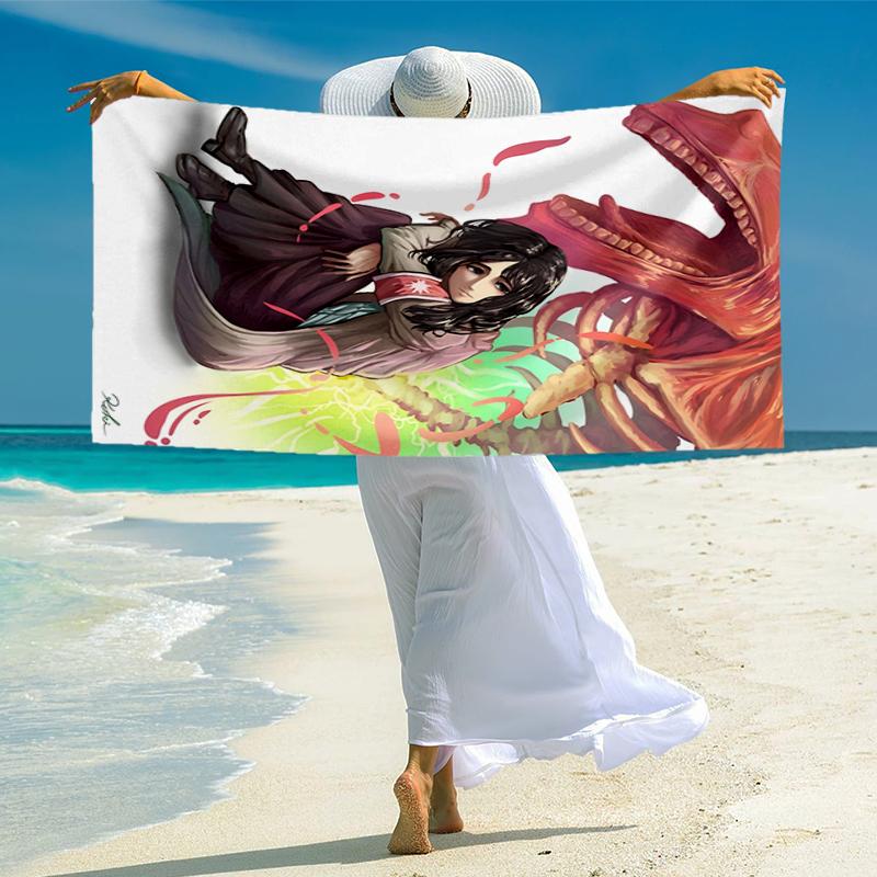 Pieck Fashion Beach Towel: Ideal for Summer Adventures Soft, absorbent and quick drying suitable for swimming and bathing