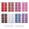 Gradient Style Self-Adhesive Waterproof Glitter Nail Art Stickers Decals Set Manicure Decor Accessories