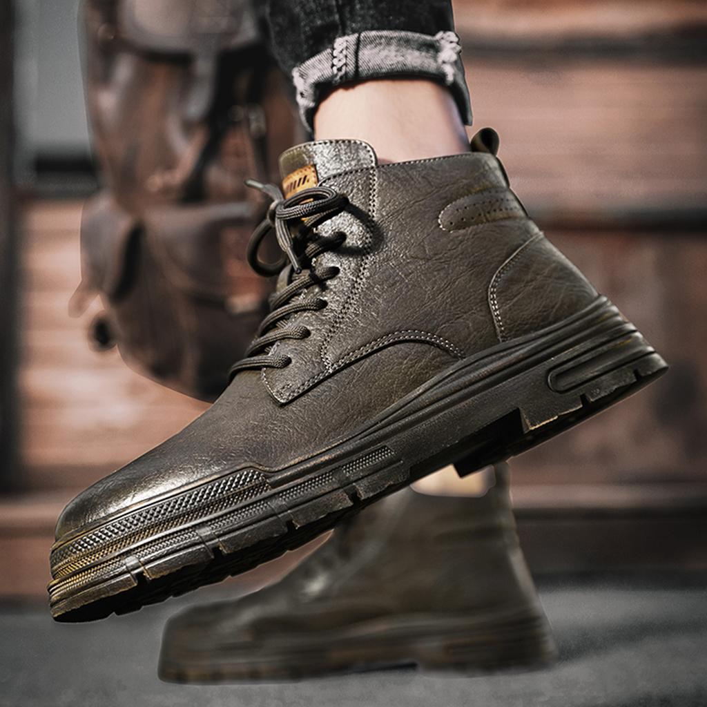 Men's Autumn Boots Brown Boots Classic Shoes Designer Comfortable Ankle Short Boots 2026 New Edition    Loafers Flat Shoes