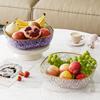 High-Value Fruit Plate Large-Capacity Household Living Room Light Luxury High-End Candy Plate Anti-Drop Snack Fruit Plate
