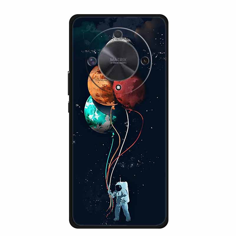 Gift Phone Cases for Honor X9a TPU Soft Silicone Back Cover for Huawei Honor X9 X 9A Funda Honor X9b X 9 a b Coque Spaceman Moon