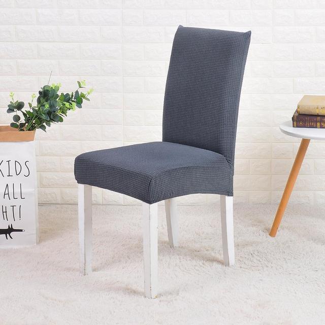 Chair Cover Water Resistant Spandex Jacquard For Dining Room Restaurant Banquet Party Hotel Wedding Water Repellent 1pc