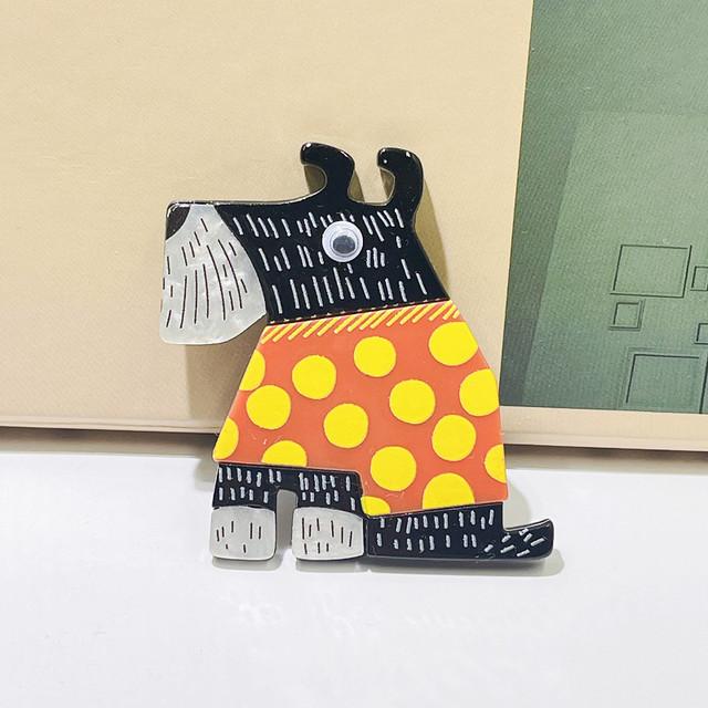 

Корейские мультяшные эмалированные броши в виде щенка для женщин, модные классические простые милые металлические броши, булавки, минималистичные ювелирные изделия, подарок на вечеринку