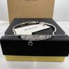 Iconic COA Enamel Hinge Bangle Bracelet