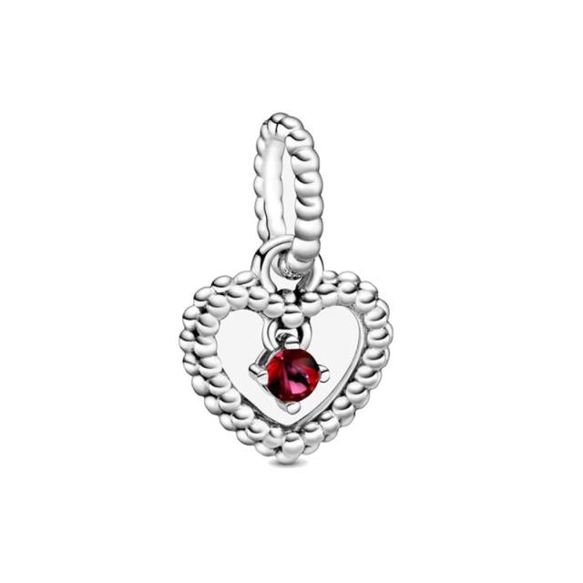 Original 12 Month Birthday Dangle Pendant Diy Bead Fit Original  Charms Silver 925 Bracelet Trinket Jewelry for Women