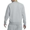 Nike Logo Print Long Sleeve Pullover Sweatshirt Men Tops Grey DQ4170-063