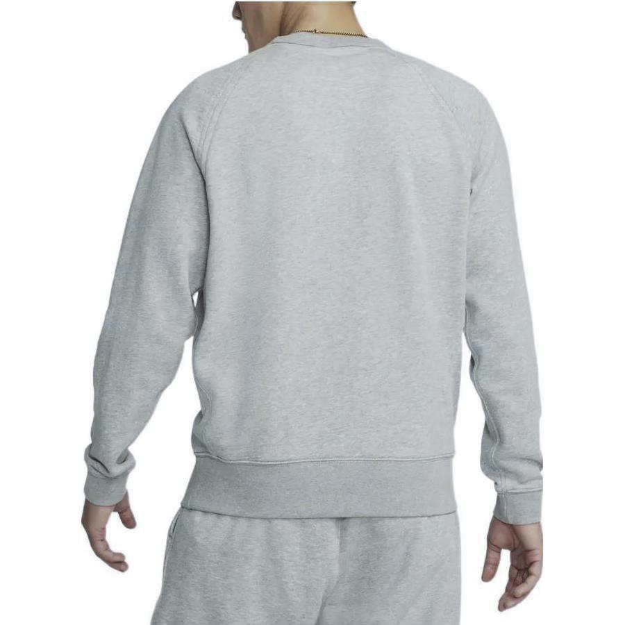 Nike Logo Print Long Sleeve Pullover Sweatshirt Men Tops Grey DQ4170-063