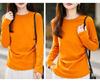 2025 Fall/Winter Women's Round Neck Pleated Double-Sided Fleece Long-Sleeve Knit Top