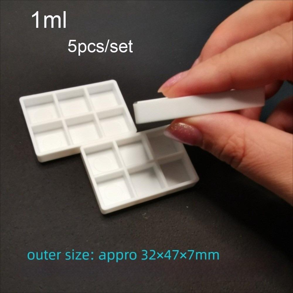 5/20/50pcs Mini Size Pigment Box Plastic Paint Pans Watercolor Pans  DIY Watercolor Oil Painting