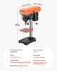 203.2mm Benchtop Drill Press, 500W Induction Motor, Tabletop Drilling Machine with 500 / 890 / 1400 / 1900 / 2500 RPM Adjustable Speed, 0-45° Tilting