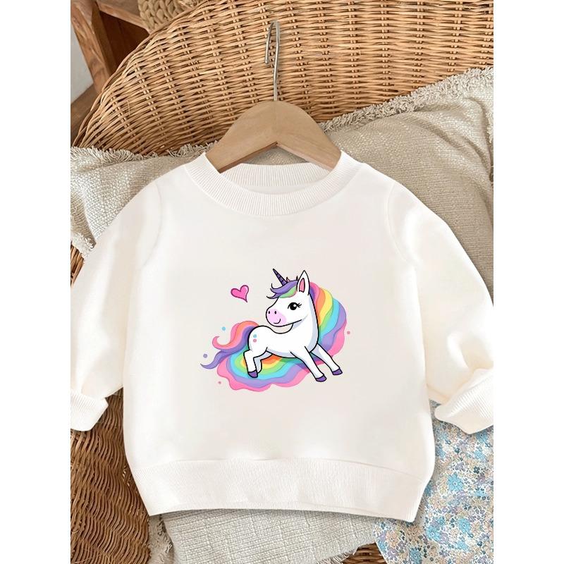 European sizes Cute and Fun Printed Pattern, Thin and Versatile Comfortable Round Neck Hoodie for 0-3 Year Old Kids , Suitable for Outdoor Wear