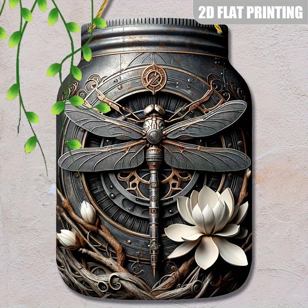 

Ретро знак стрекозы - классическое кантри настенное искусство для дома, сада и крыльца. чистый