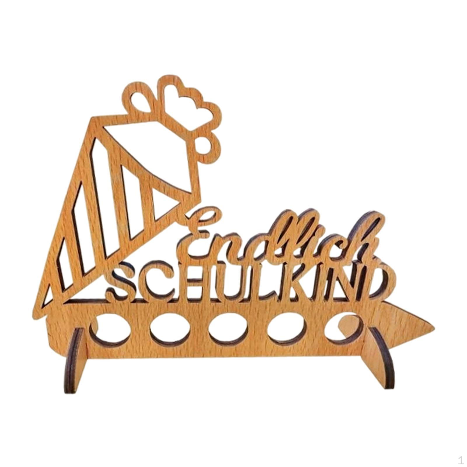 

Wooden Money Gift Holder School Opening Trinket Message Decorative Unique Desk