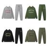 ESSENTIALS Felpa con Cappuccio e Pantaloni Tuta Set Uomo Donna Casual Inverno Tuta Streetwear