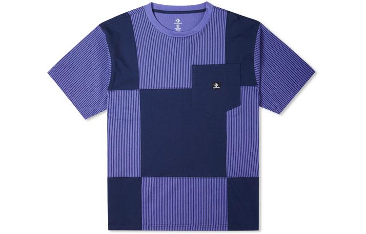 Converse Drop Shoulder Sleeve T-Shirt Men s Purple 10023255-A01 XXL