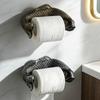 Decorative Toilet Paper Rack for Bathroom, Fish Shape Wall Mounted Tissue Roll Rack for Guest Bath and Powder Room