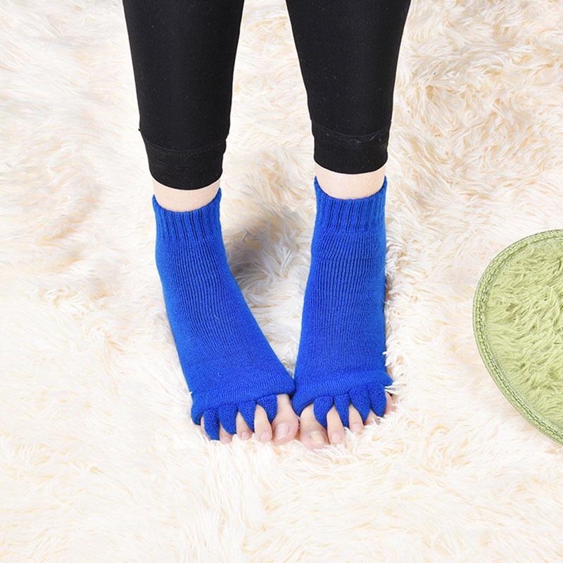 Fashionable Five Finger Toe Socks For Women With Breathable Cotton And Massage Benefits