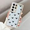 Case for Samsung Galaxy S26 Ultra S24 Plus S25 S25 Edge S22 S23 FE S21 S20FE S24Ultra Phone Cover Fashion Striped Bow
