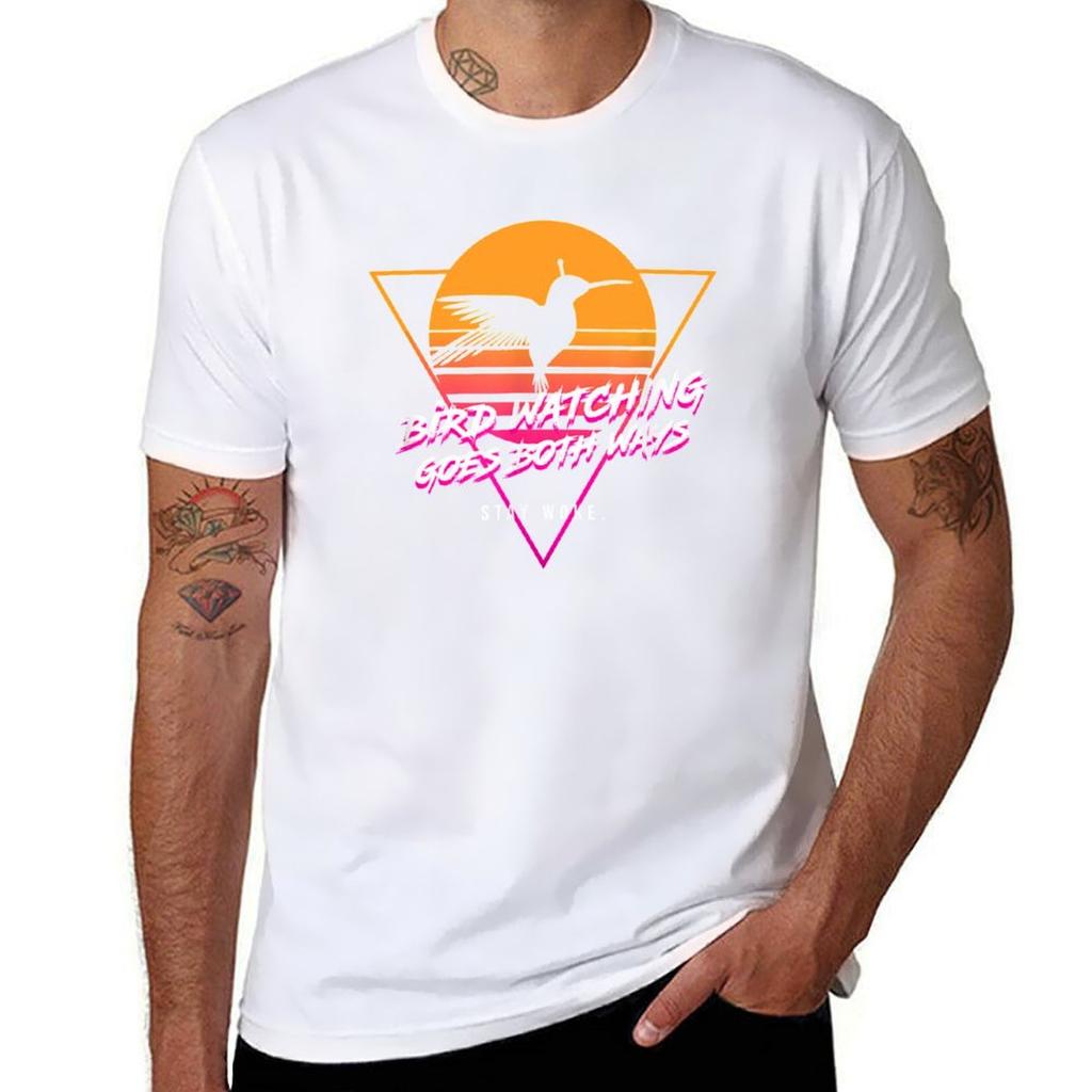 Birds Birdwatching Goes Both Ways They Arent Real Truth Meme Tshirt Urban Style Casual Short Sleeve Top
