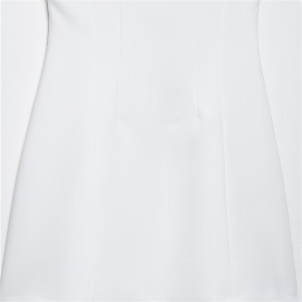 2025 Spring/Summer Women's Slim Fit A-Line U-Neck Sleeveless Short Dress