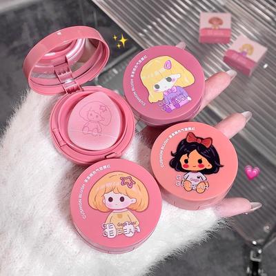 Gege Bear Tea Rose Růžová tvářenka na polštářku - Jemný, decentní denní rozjasňovač