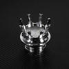 Mactions Crown Style Vented Fuel Tank Cap Gas Cap For Harley Sportster XL 883 1200 Touring Road King Dyna Softail Custom
