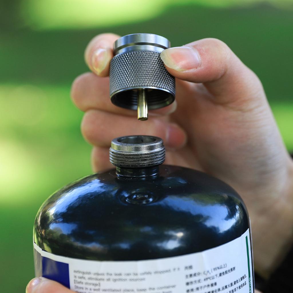 High Pressures Alloys Gas Tanks Adapters Quickly Connect Camping Fuels Adapters Outdoor Cooking Essential