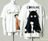 Coraline For Fan Gift Tshirt Unisex Unisex Harajuku Oversized Unisex Short Sleeve Streetwear High Quality Couples Retro Soft Tee