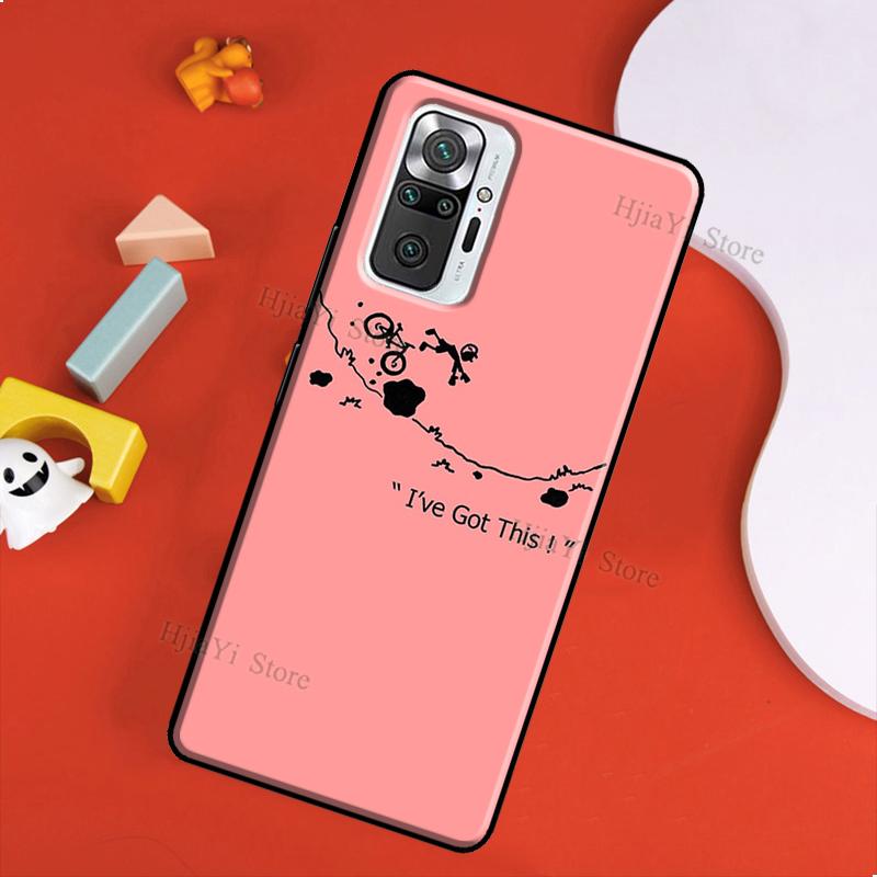 Etui na rower górski MTB do Xiaomi Redmi 10 9 9T 9A 9C Pokrowiec Coque do Redmi Note 11 Pro 7 8 9 10 Pro 10S 11S