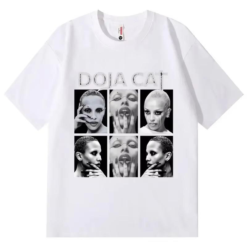 Rapper Doja Cat Graphic T-shirt Unisex Vintage Fashion Short Sleeve High Quality Comfortable Trendy Women And Men T-shirt