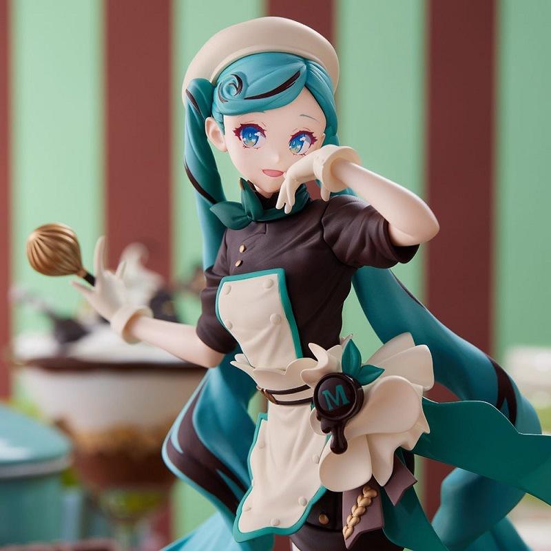 Figurine Hatsune Miku 21cm Hatsune Miku Chef Pâtissier Chocolat Collection Figurine Série Luminasta Ko Modèle Jouet Cadeau Personnalisé