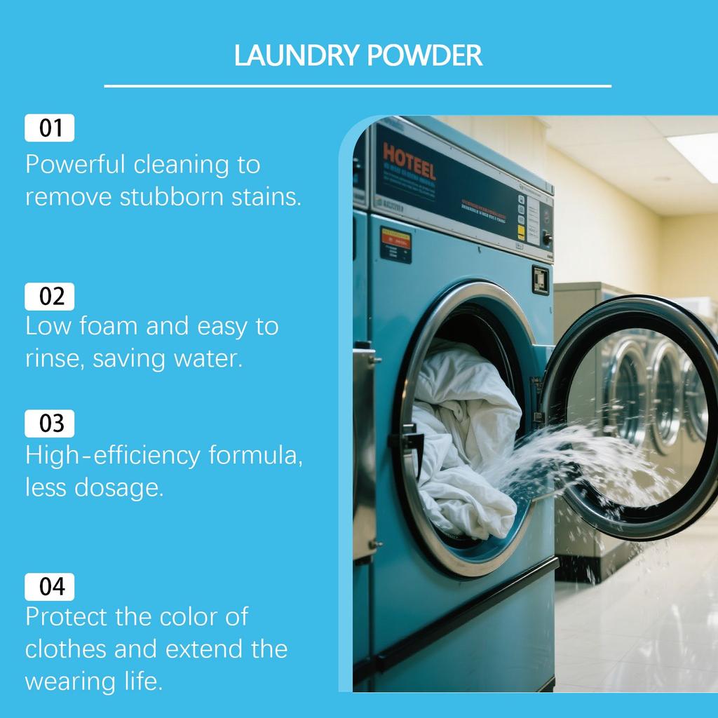 Laundry Powder;Strong Stain Removal; Household Laundry Detergent