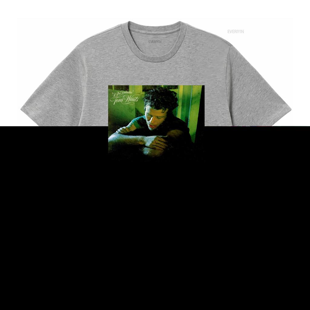 TOM WAITS Blue Valentine Vinyl CD Cover T Shirt Available in Small Medium Large XL Sizes vintage Washed Versatile Unisex