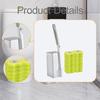 Disposables Toilet Brush and Holder Set Bathroom Maintenance Durability Practical Professional