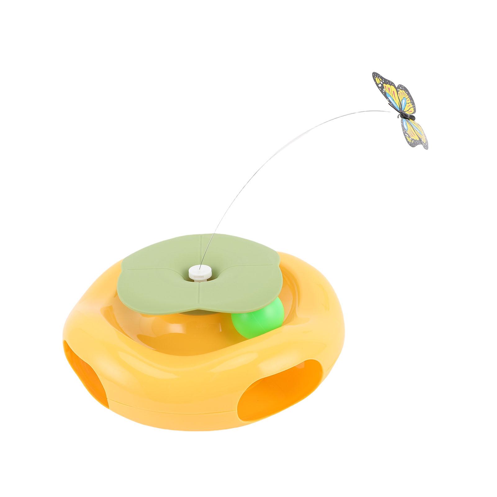 

Electric Rotating Cat Toy Funny Self Play Automatic Interactive Cat Teaser Toy for Indoor Cats Kittens