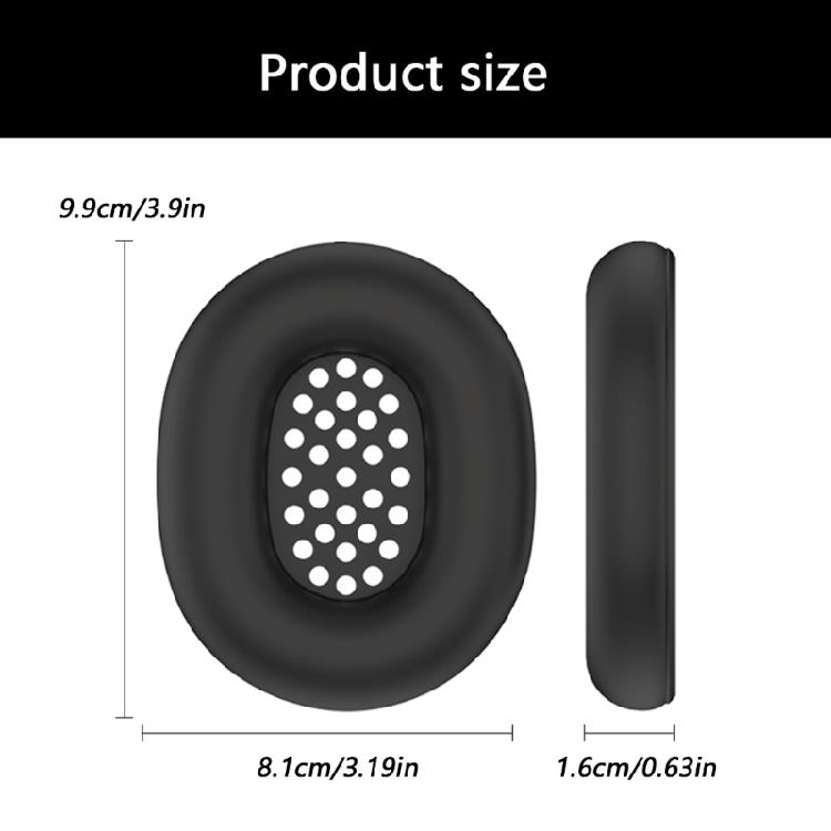 Flexible Silicone Headphone Earpads Protectors AntiShock Sweat Resistant Earpads Covers For Headphone(1) Users
