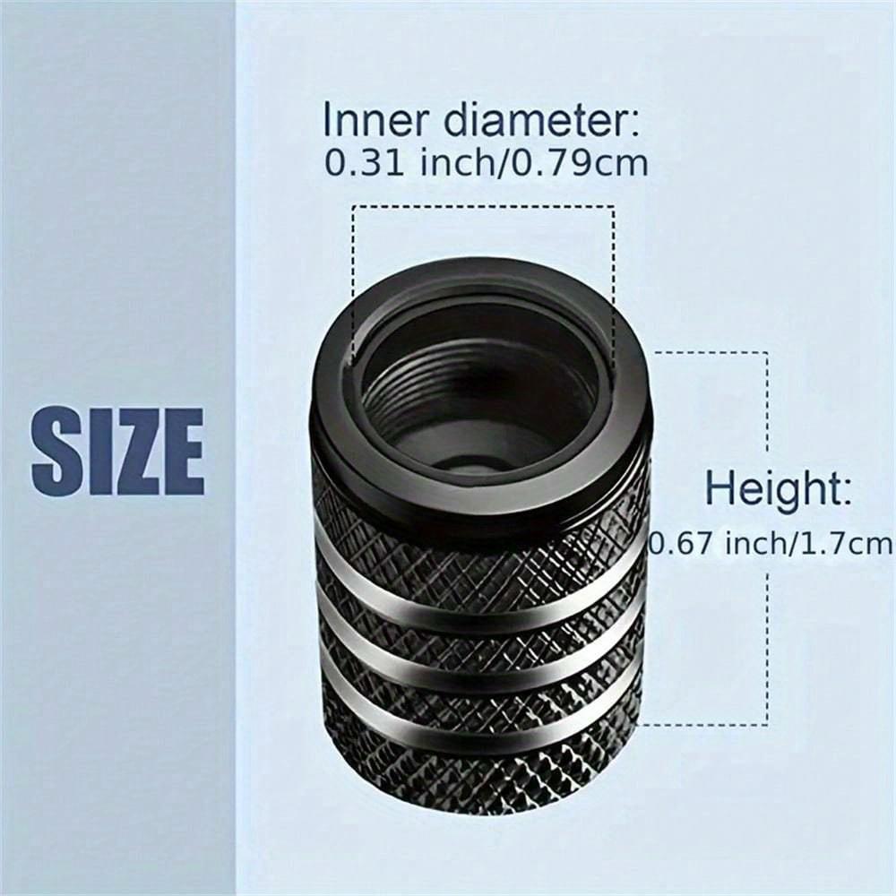 Tire Valve Stem Cap Cover, Tire Air Cap Metal With Plastic Liner Corrosion Resistant Leak-Proof American Flag For Car Truck Motorcycle Bike