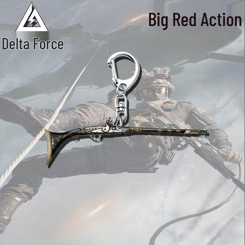 Delta Force Peripherals Acrylic Big Red High Turnaround Keychain Pendant Gift for Friends