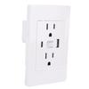 Wall Outlet with USB and Type C Port 15A PC Flame Retardant Electrical Wall Receptacle Outlet for Home