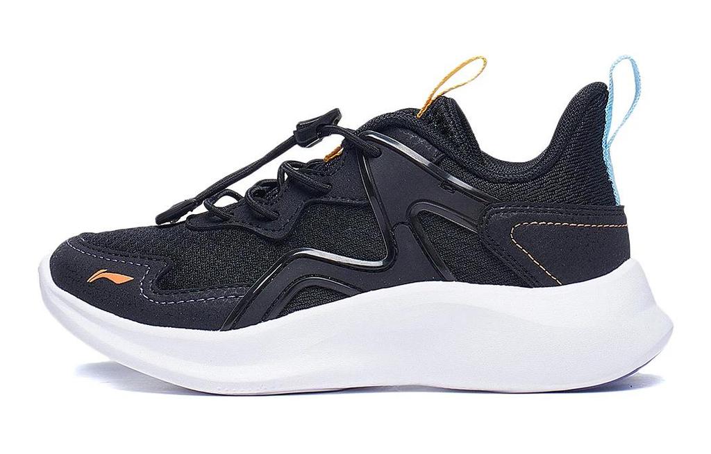 Li Ning YOUNG Antelope 3.5 Comfortable Cushioning, Wear Resistant Low Top Kids' Running Shoes Black Kids' YKNT090-1