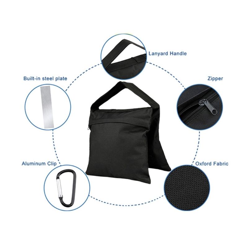 Windproof Heavy Duty Sandbags For Outdoor Canopies Tents Waterproof Oxford Fabric Load Capacity Up To 10kg/22lbs