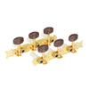 Agate Head Classical Guitar Tuning Pegs - Open-Type, Three-In-Line